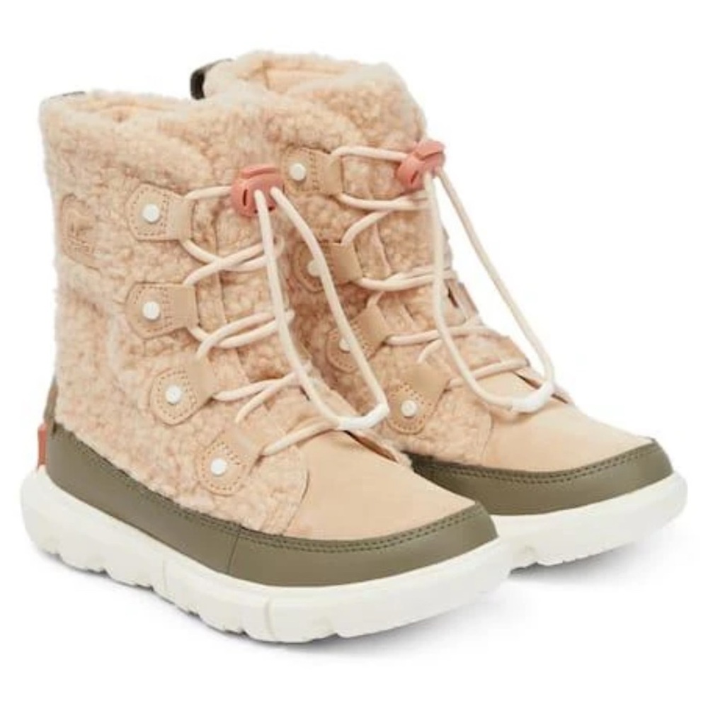 Sorel Kids Boots in Tan and Cream